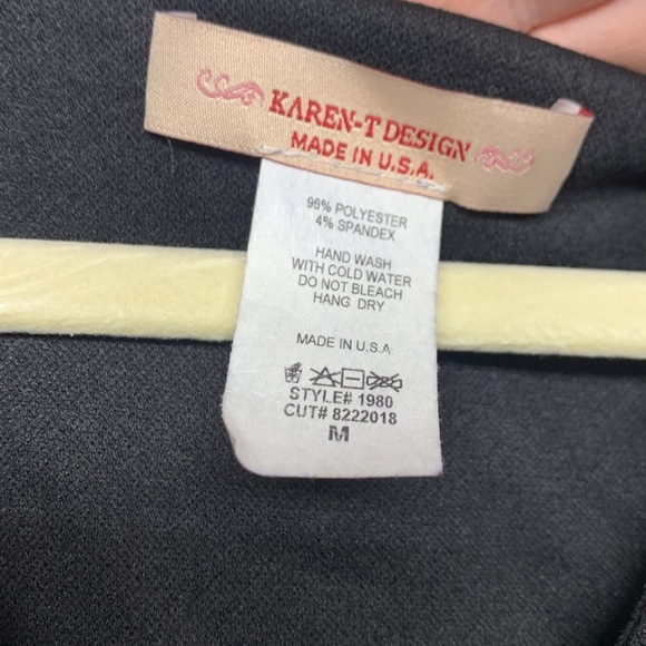 Karen T Design Black Cape Kimono Dress - Picture 6 of 7